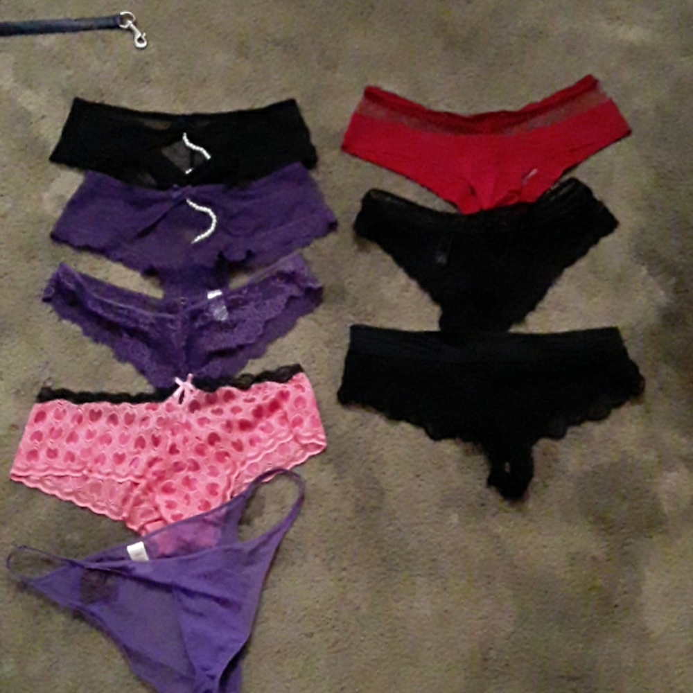 Victoria's secret /pink szL lot of 8 lacy sexy